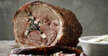 How to roast a stuffed lamb saddle