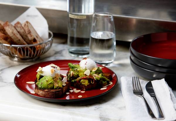 Avocado on Toast with Poached Eggs
