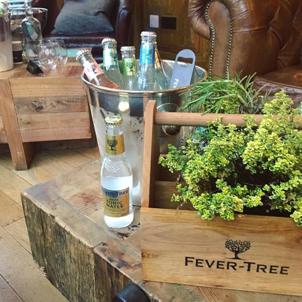 Fever Tree tonic and garnishes